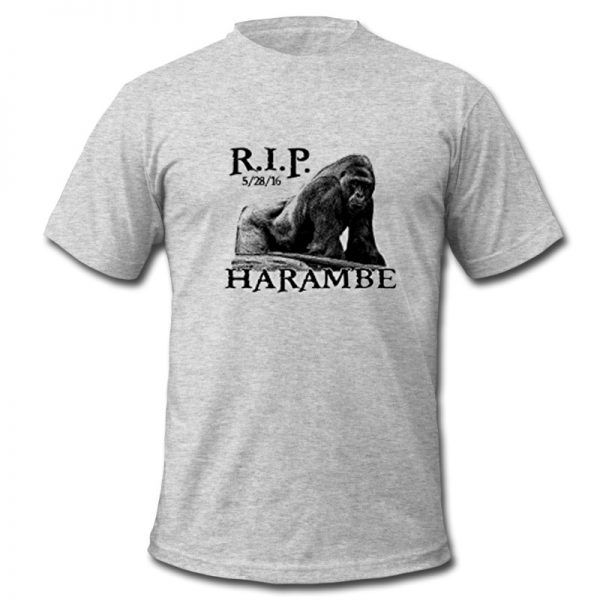 rip harambe shirt