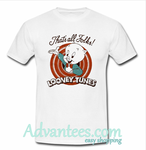 that's all folks looney tunes t shirt