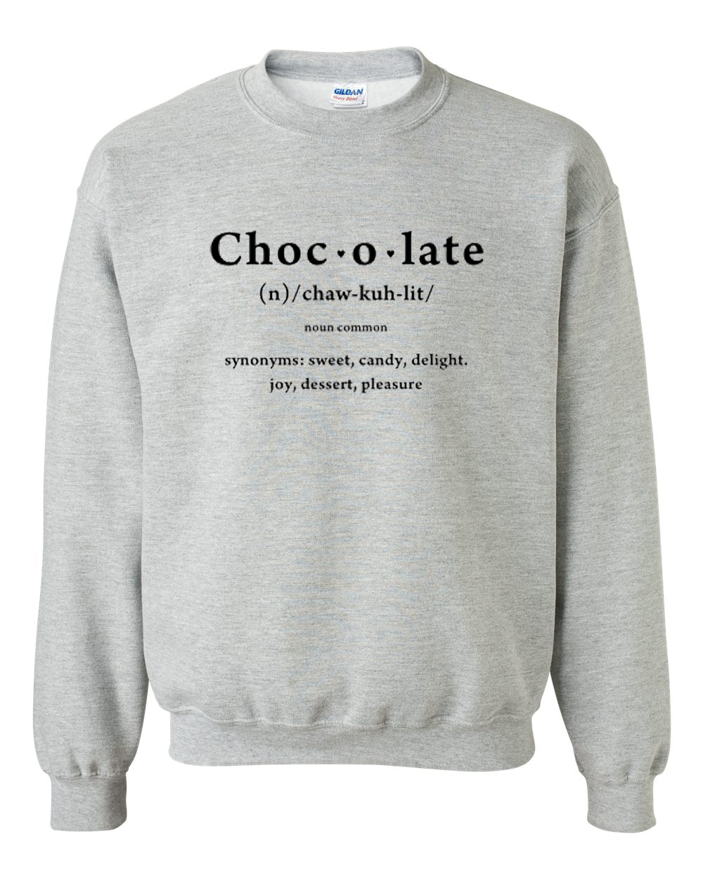 chocolate sweatshirt