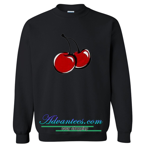 cherry sweatshirt