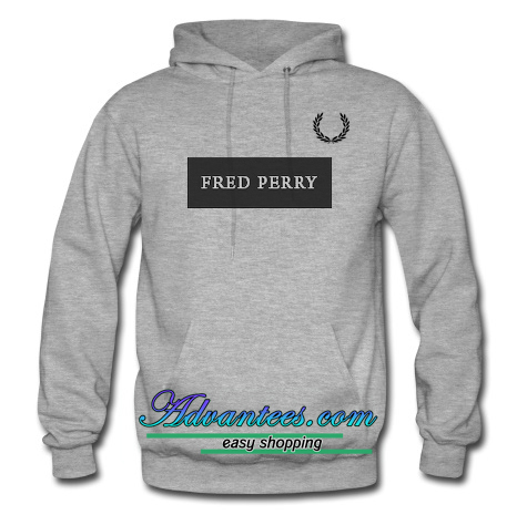 fred perry white hoodie