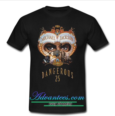 t shirt dangerous michael jackson