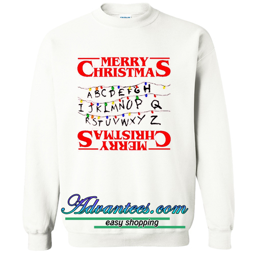 stranger things christmas sweatshirt