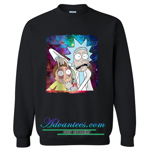 rick and morty galaxy hoodie