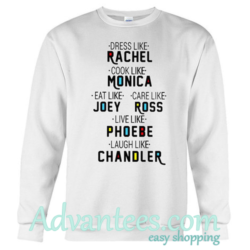 friends tv show sweatshirt