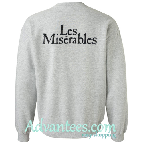 vintage les miserables sweatshirt