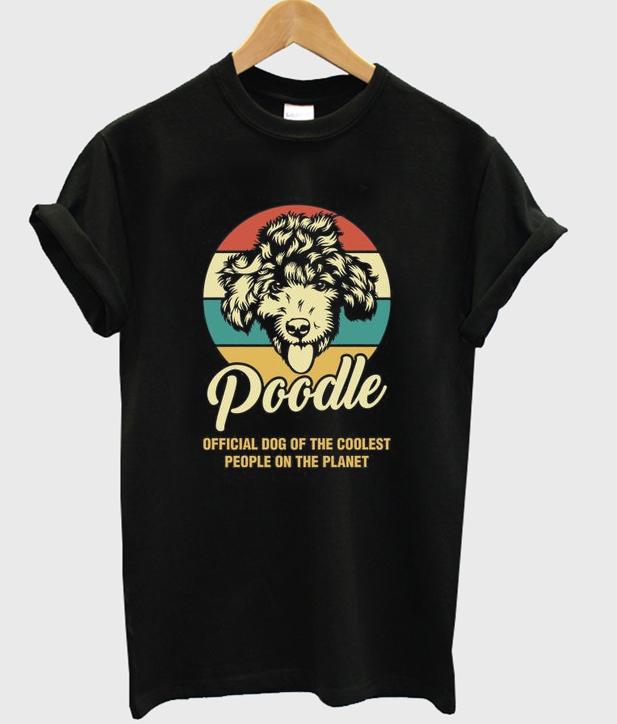 black poodle shirt